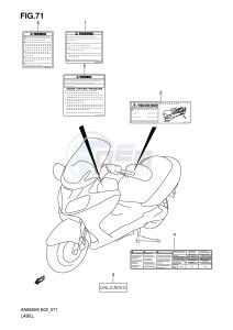 AN650 (E2) Burgman drawing LABEL