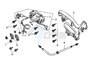 JOYRIDE EU2 - 125 cc drawing DASHBOARD UNIT