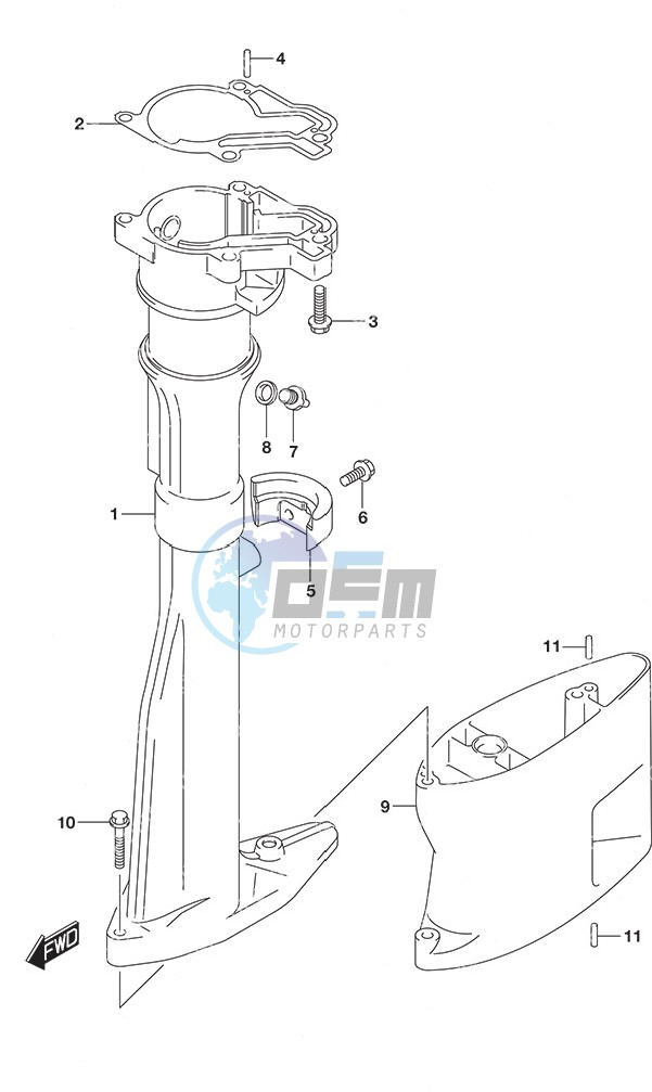 Drive Shaft Housing (L)