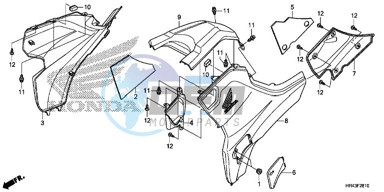 SIDE COVER/TANK COVER