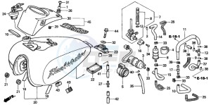 VT750DC BLACK WIDOW drawing FUEL TANK/FUEL PUMP
