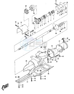 JS 440 A [JS440] (A1-A2) [JS440] drawing DRIVE SHAFT_JET PUMP -- 79-81 A3_A4_A4A_A5- -