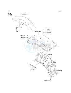 EN 500 C [VULCAN 500 LTD] (C6F-C9F) C7F drawing FENDERS