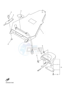 YZF-R6 600 R6 (2CXB 2CXC) drawing TAILLIGHT