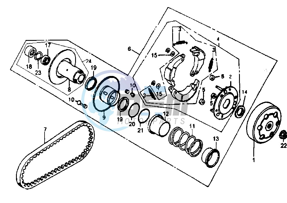 DRIVEN PULLEY