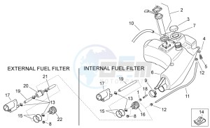 SR 50 H2O Di-Tech e2 drawing Fuel Tank