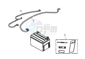 JET 4 50cc drawing BATTERY