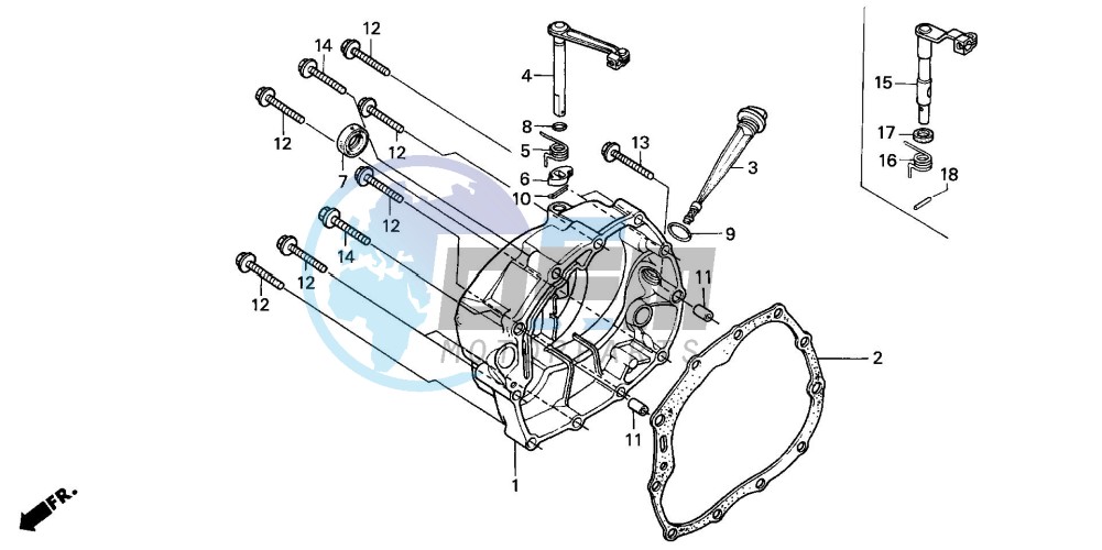 RIGHT CRANKCASE COVER