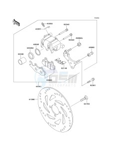 AN 110 C (C6-C7) drawing FRONT BRAKE