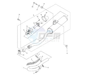 WR F 450 drawing EXHAUST