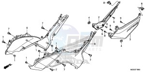 NC700SDC drawing SIDE COVER