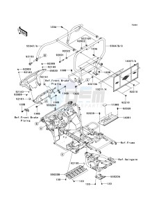 KAF 400 B [MULE 600] (B1) B1 drawing GUARDS_CAB FRAME