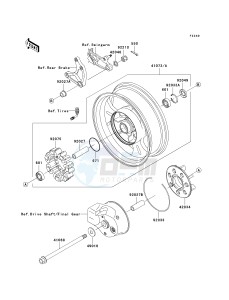 VN 1600 B [VULCAN 1600 MEAN STREAK] (B1-B2) [VULCAN 1600 MEAN STREAK] drawing REAR WHEEL_CHAIN