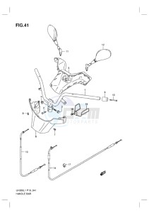 UH200G BURGMAN EU drawing HANDLEBAR