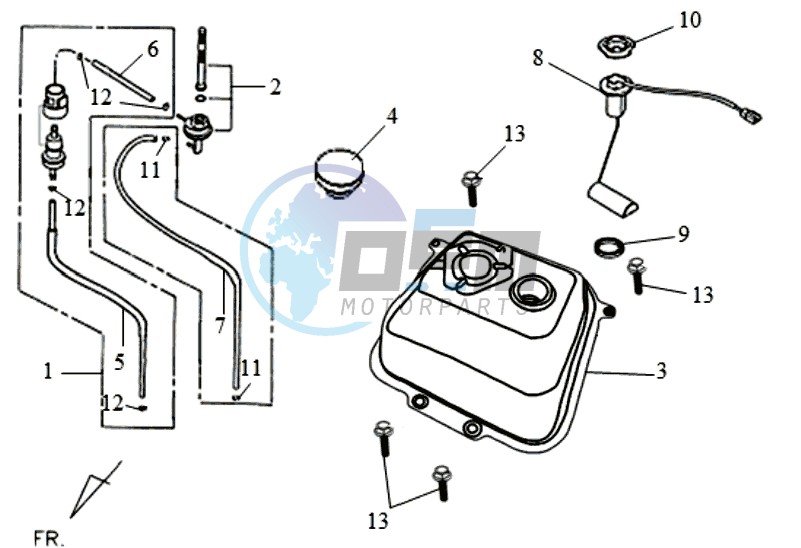 FUEL TANK - FUEL CUT