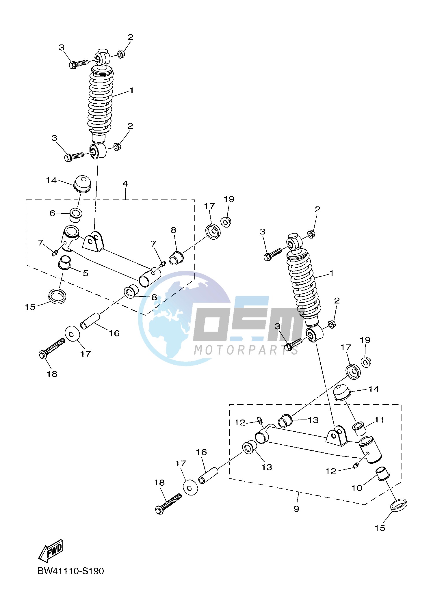 FRONT SUSPENSION & WHEEL