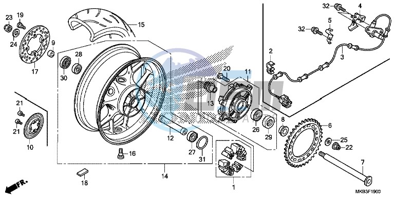 REAR WHEEL