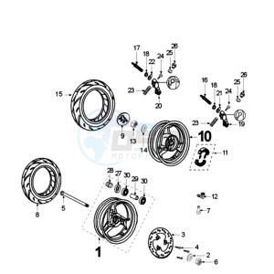 VIVA CA2 drawing WHEELS