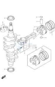 DF 25A drawing Crankshaft