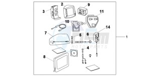 CBF600NA9 France - (F / ABS CMF) drawing NAVI