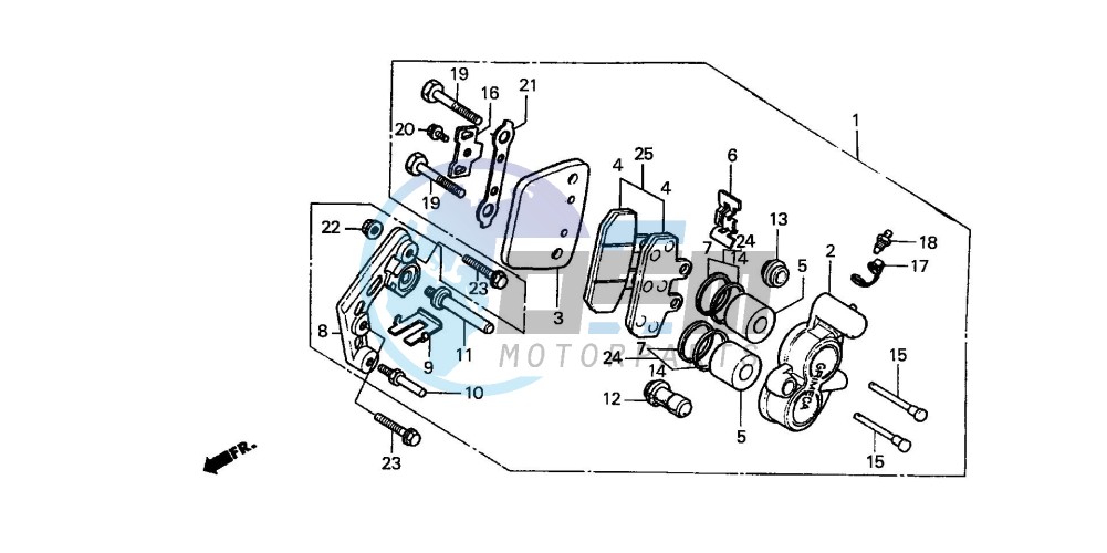 FRONT BRAKE CALIPER