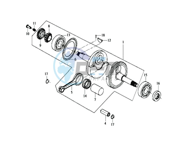 CRANKSHAFT / PISTON / PISTON RING