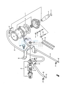 DT 75 drawing Fuel Pump (1988 to 1994)