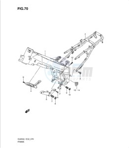 DL650 drawing FRAME