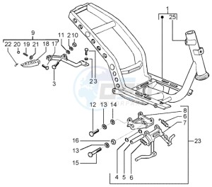 Typhoon 50 (USA) USA drawing Chassis - Central stand