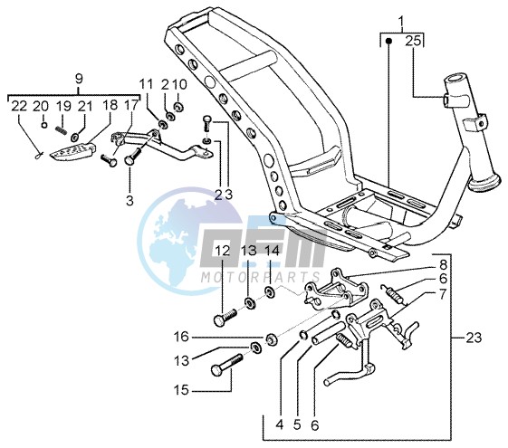 Chassis - Central stand