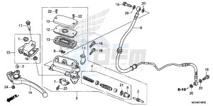 VFR1200XE CrossTourer - VFR1200X 2ED - (2ED) drawing CLUTCH MASTER CYLINDER