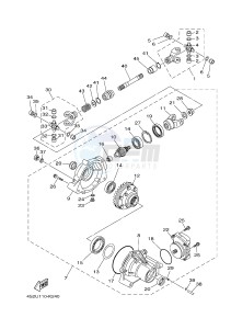 YFM450FWA GRIZZLY 450 IRS (BM81) drawing FRONT DIFFERENTIAL