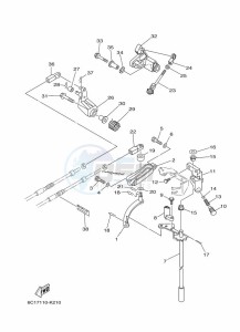 F50FEDL drawing THROTTLE-CONTROL