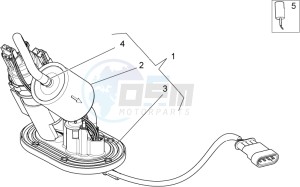 V7 Classic 750 drawing Fuel pump