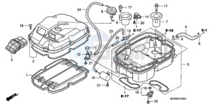 VFR800A9 France - (F / ABS CMF MME TWO) drawing AIR CLEANER