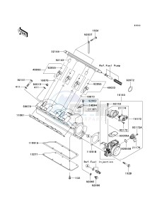 JT 1500 A [STX-15F] (A6F-A9F) A7F drawing THROTTLE