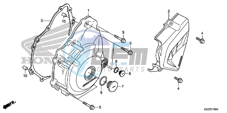 LEFT CRANKCASE COVER