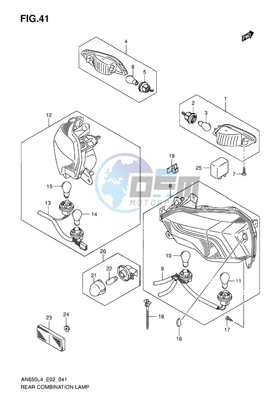 REAR COMBINATION LAMP