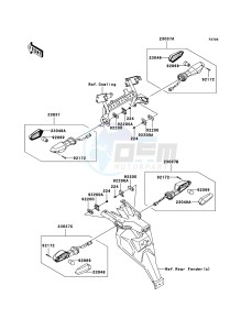 VERSYS_ABS KLE650DCF XX (EU ME A(FRICA) drawing Turn Signals