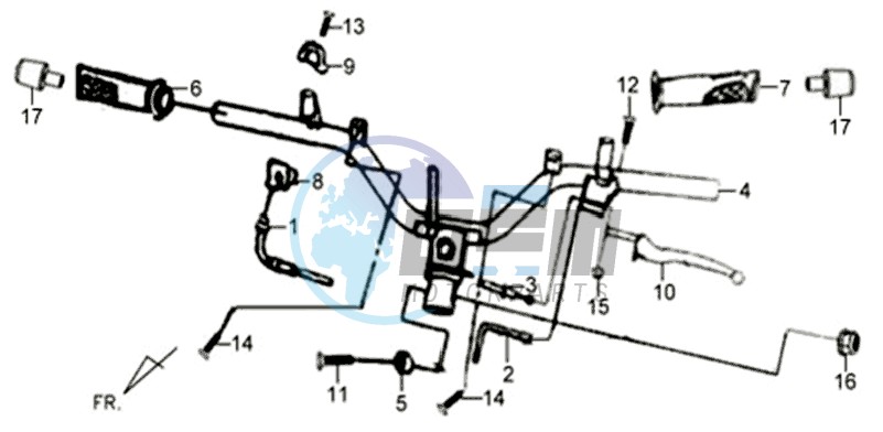 HANDLEBAR / BRAKE LEVERS /CABLES