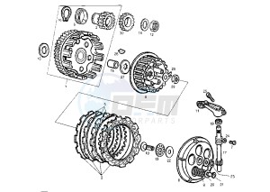 GPR REPLICA - 50 cc drawing CLUTCH