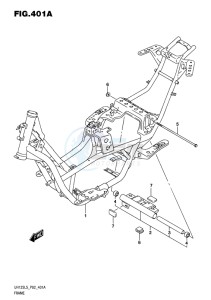 UH125 ABS BURGMAN EU drawing FRAME