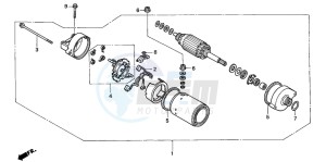 CBF600NA drawing STARTING MOTOR