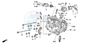 NSS250EX FORZA EX drawing CYLINDER HEAD