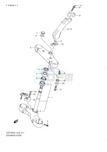 VZR 1800 Z drawing STEERING STEM