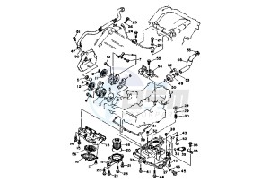 TDM 850 drawing OIL PUMP