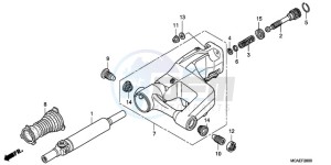 GL1800A NZ - (NZ) drawing SWINGARM