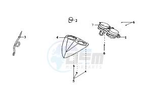 EURO MX EU2 - 150 cc drawing DASHBOARD UNIT