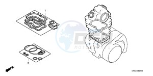 CRF250XC drawing GASKET KIT A