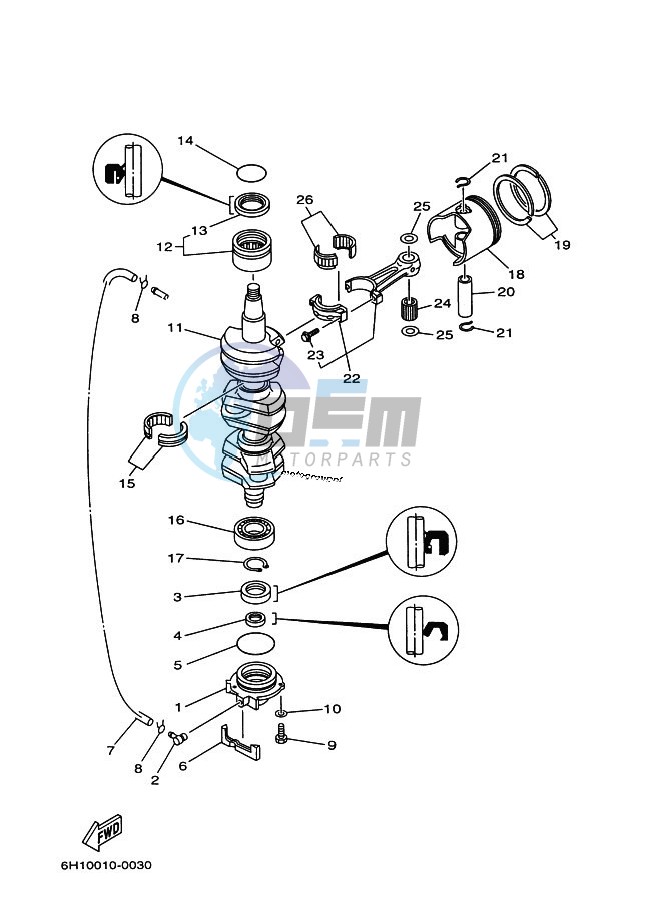 CRANKSHAFT--PISTON